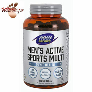 NOW Sports Nutrition, Men's Extreme Sports Multi with Free-Form Amino Acids, ZMA