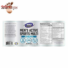 Load image into Gallery viewer, NOW Sports Nutrition, Men&#39;s Extreme Sports Multi with Free-Form Amino Acids, ZMA
