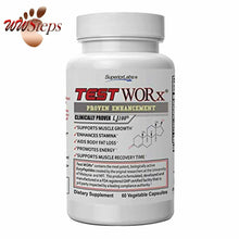Load image into Gallery viewer, Superior Labs TEST WORx Natural Testosterone Booster With Clinically Proven LJ10
