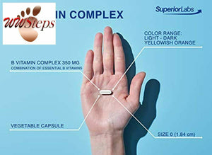 Superior Labs B Vitamin Complex - Superior Absorption - 100% NonGMO Safe from Ad