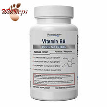 Charger l&#39;image dans la galerie, Superior Labs — Best Vitamin B6 Dietary Supplement — 50 mg Dosage ,120 Veget
