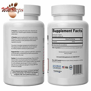 Superior Labs - Pure L-Theanine Non-GMO, No Additives - 250mg, 90 Vegetable Caps