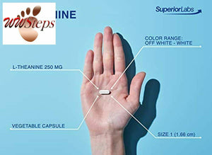 Superior Labs - Pure L-Theanine Non-GMO, No Additives - 250mg, 90 Vegetable Caps