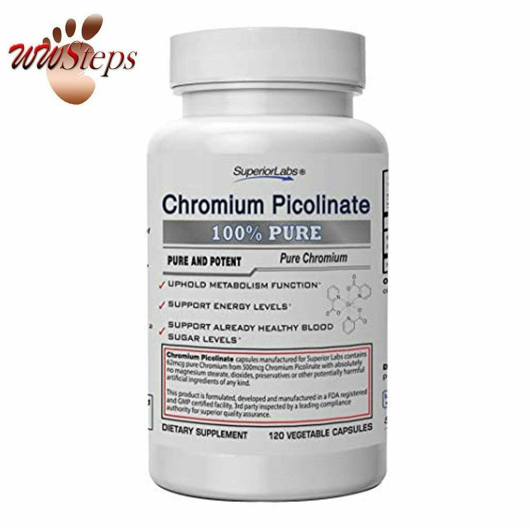 Superior Labs - Best Chromium Picolinate NonGMO - 500 mcg, 120 Vegetable Capsule