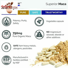 Carica l&#39;immagine nel visualizzatore di Gallery, Superior Labs - Organic Peruvian Maca - 100% Pure NonGMO - Dietary Supplement fo
