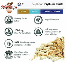 Load image into Gallery viewer, Superior Labs | Psyllium Husk | Maximum Strength 1000 mg | All-Natural Fiber Sup
