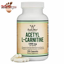 Load image into Gallery viewer, Acetyl L Carnitine (150 Capsules, 75 Day Supply) 1,000mg ALCAR for Brain Functio
