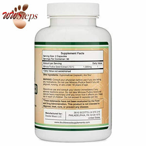 Mimosa Pudica Seed Capsules (180 Capsules, 3 Month Supply) 1000mg per Serving fo
