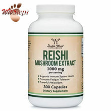 Load image into Gallery viewer, Reishi Mushroom Capsules (4:1 Ganoderma Extract, 1,000mg Reishi Powder Servings)
