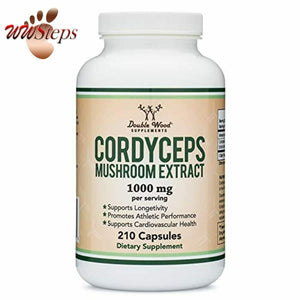 Cordyceps Capsules (Cordyceps Sinensis Mushroom Extract) 210 Count, 3.5 Month Su