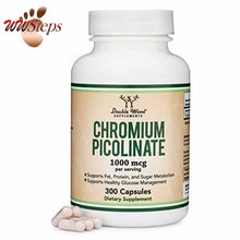 Load image into Gallery viewer, Chromium Picolinate 1000mcg for Weight Loss (High Absorption and Bioavailability

