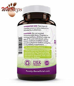 RESVERATROL1450-90day Supply, 1450mg per Serving of Potent Antioxidants & Trans-