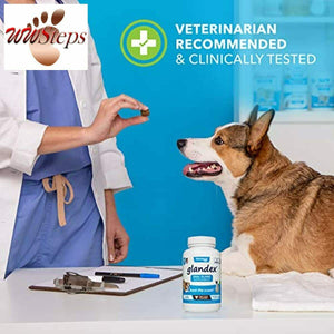 Glandex Dog & Cat Anal Gland Sac Fiber Supplement with Pumpkin, Digestive Enzyme