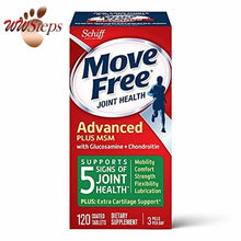 Carica l&#39;immagine nel visualizzatore di Gallery, Move Free MSM 1500mg (per serving) With Glucosamine and Chondroitin - Advanced J
