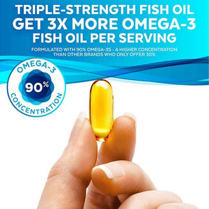 Viva Naturals Triple Strength Omega 3 Fish Oil 2200 mg Fish Oil 180 Softgels