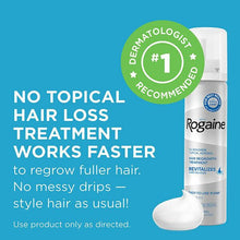 이미지를 갤러리 뷰어에 로드 , Men&#39;s Rogaine 5% Minoxidil Foam for Hair Loss and Hair Regrowth, Topical Treatme
