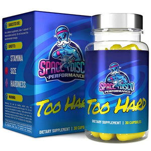 Men's Too Hard Reformulated Energy Pills Made in The USA - 30 caps