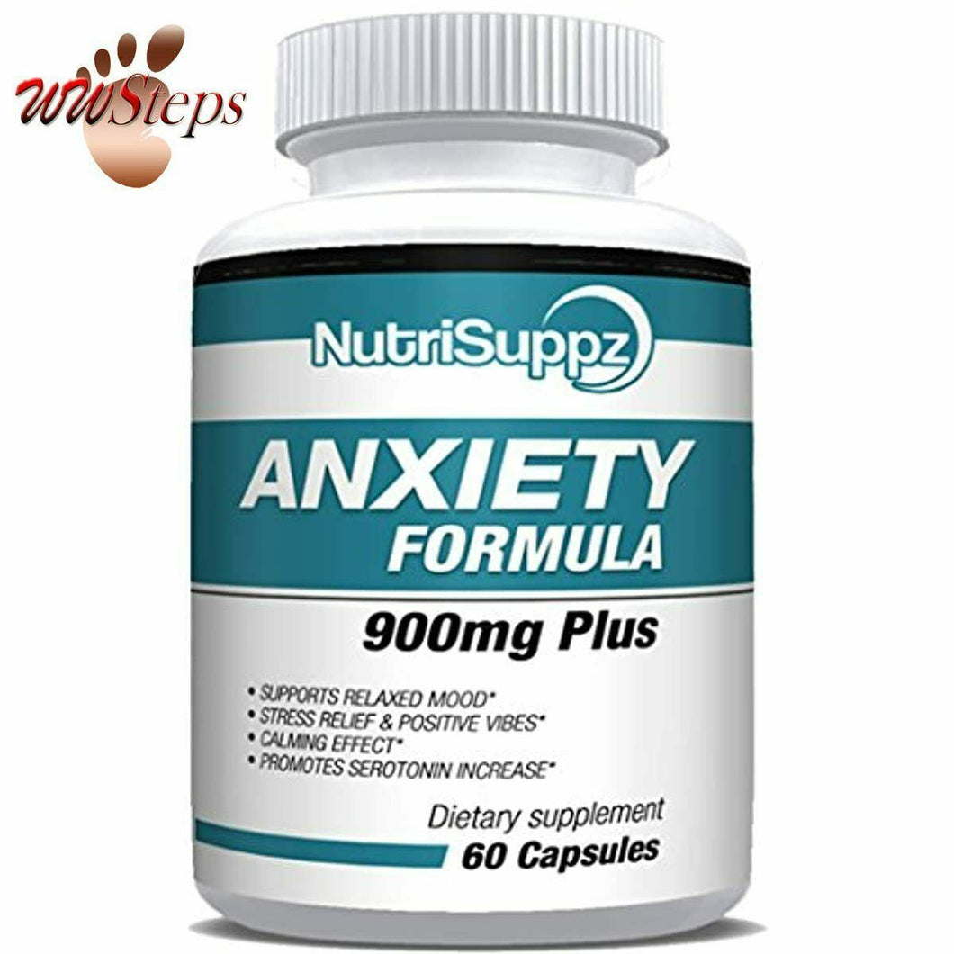 Anti Anxiety Formula 900mg With Gaba, L-Theanine, 5-HTP, Ashwagandha, Magnesium