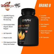 Load image into Gallery viewer, Max Potency Organic Ashwagandha Capsules with Black Pepper 1950 mg - Anti-Anxiet
