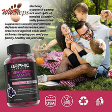 Charger l&#39;image dans la galerie, Elderberry Zinc &amp; Vitamin C Gummies - Immune System Support - Premium Antioxidan
