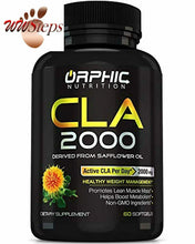 Carica l&#39;immagine nel visualizzatore di Gallery, CLA Safflower Oil Supplement for Weight Loss, Metabolism &amp; Building Lean Muscle
