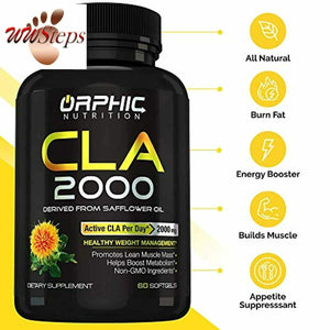 CLA Safflower Oil Supplement for Weight Loss, Metabolism & Building Lean Muscle