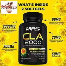 Carica l&#39;immagine nel visualizzatore di Gallery, CLA Safflower Oil Supplement for Weight Loss, Metabolism &amp; Building Lean Muscle
