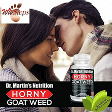 Load image into Gallery viewer, Super Strength 1000mg Horny Goat 120 Capsules with Maca Arginine &amp; Ginseng - Na
