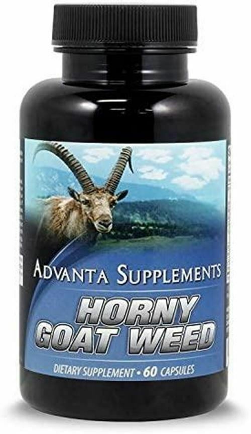 Horny Goat Weed 1000mg with Maca Root Extract by Advanta Supplements 60 Capsules