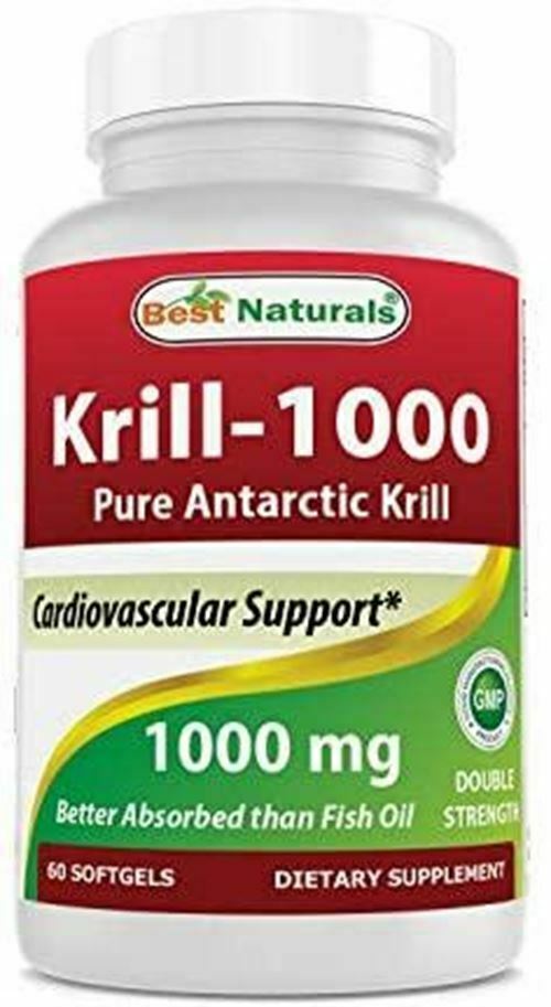 Krill Oil Soft Gel 1000 mg 60 Count PROD250000319