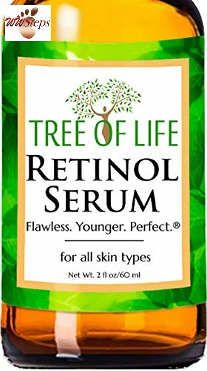 Tree of Life Retinol Serum for Face Wrinkles | Renewing Facial Serum with Botani