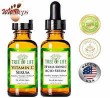 將圖片載入圖庫檢視器 Anti Aging Serums - Vitamin C Serum and Hyaluronic Acid Serum 2-Pack Set (1 of e
