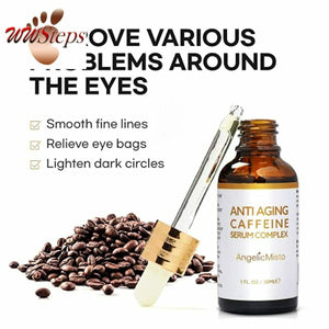 Anti Aging Caffeine Eye Serum Complex for Eye and Face - with Green Tea Catechin