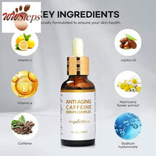 Cargar imagen en el visor de la galería, Anti Aging Caffeine Eye Serum Complex for Eye and Face - with Green Tea Catechin
