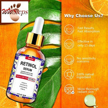 Load image into Gallery viewer, Wumal Day and Night Serum 2-Pack, Vitamin C Serum &amp; Retinol Serum for Face with
