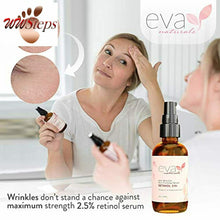 Load image into Gallery viewer, Eva Naturals Anti-Aging Retinol Serum For Face - Pro 2.5% Retinol Formula Packed
