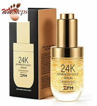 Load image into Gallery viewer, 24K Gold Anti Aging Face Serum Moisturizer Enriched with Vitamin C Serum, Hyalur
