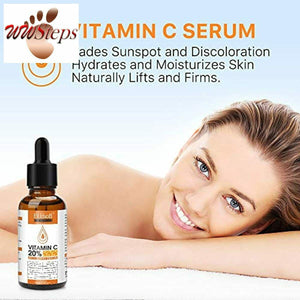 Premium 20% Vitamin C Serum For Face with Hyaluronic Acid, Retinol & Amino Acids