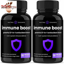 이미지를 갤러리 뷰어에 로드 , (2 Pack) Immune Support Booster Supplement - Powerful 27-in-1 Immunity Boost Pil
