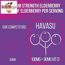 Load image into Gallery viewer, Havasu Nutrition Elderberry Gummies 100mg - Supports Immune System Health - Made
