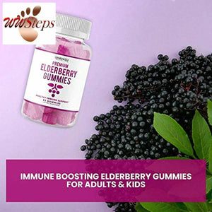 Havasu Nutrition Elderberry Gummies 100mg - Supports Immune System Health - Made