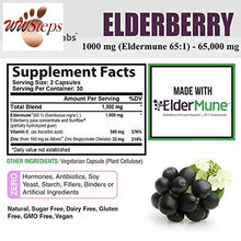 Load image into Gallery viewer, Sambucus Elderberry 1,500 mg (Eldermune Super Concentrated (65:1) = 65,000 mg) w
