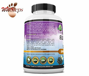 Sambucus Elderberry 1,500 mg (Eldermune Super Concentrated (65:1) = 65,000 mg) w