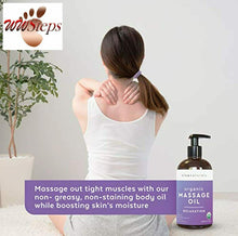 Load image into Gallery viewer, Certified Organic Massage Oil with Lavender Scent (8 fl. oz.) - Lavender Body Oi
