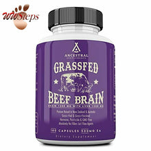 Charger l&#39;image dans la galerie, Ancestral Supplements Grass Fed Brain (with Liver) — Supports Brain, Mood, Mem
