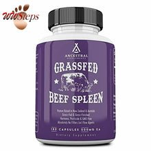 이미지를 갤러리 뷰어에 로드 , Ancestral Supplements Grass Fed Beef Spleen (Desiccated) — Immune, Allergy, Ir
