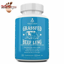 Carica l&#39;immagine nel visualizzatore di Gallery, Ancestral Supplements Beef Lung (with Liver) — Supports Lung, Respiratory, Vas
