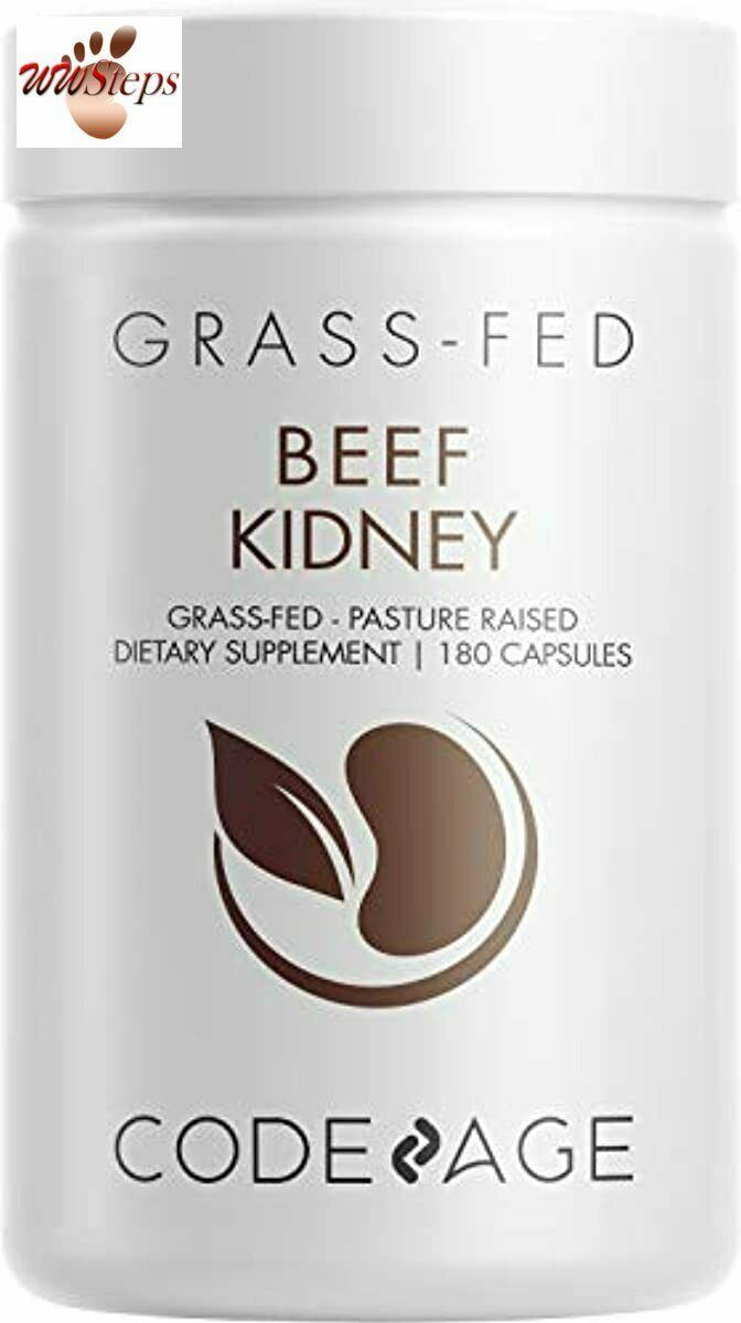 Codeage Grass Fed Beef Kidney Supplement - Freeze Dried, Non-Defatted, Desiccate