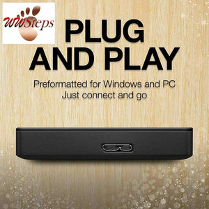 Seagate Portable 2TB External Hard Drive Portable HDD – USB 3.0 for PC, Mac, P