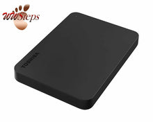 將圖片載入圖庫檢視器 Toshiba Canvio Basics 2TB Portable External Hard Drive USB 3.0, Black - HDTB420X
